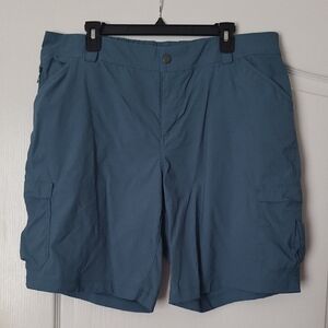 Women's Blue "Dry On The Fly" Cargo Shorts